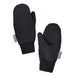 Unuo, Dětské softshellové rukavice s fleecem, Černá