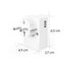 Hama noční/orientační LED světlo, do zásuvky, 1x USB-A, 1x USB-C, soumrakový senzor