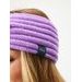 Unuo Čelenka pletená Twist, Lila