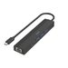 Hama USB-C hub multiport, 3x USB-A, USB-C PD, HDMI, LAN, 6 portů