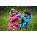 unuo softshellové kalhoty s fleecem DUO Antracitové s Fuchsiovou (Softshell kids DUO trousers)