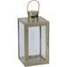 PROGARDEN Lucerna kovová sada 2 ks 18 / 14 cm zelená KO-NB1251580