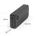 Hama powerbanka 20000 mAh, 3 A, 15 W, výstup: 2x USB-C, 1x USB-A, LED displej