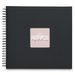 Hama album klasické spirálové FINE ART 36x32 cm, 50 stran, nová černá, černé listy