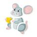 WOODY Puzzle Baby - myška