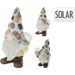 PROGARDEN Zahradní dekorace trpaslík a solární lampa 33,5 cm tulipán KO-795420360tuli