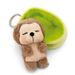 NICI NICI klíčenka spící Ježek 8cm, světle zelený košík, GREEN