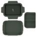 BERLINGERHAUS Svačinový box 24 x 18 cm Matte Green Collection BH-8922