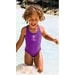 Dívčí jednodílné plavky 2548 fialové