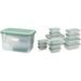 EXCELLENT HOUSEWARE Box na potraviny sada 13 ks zelená KO-024002110