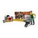 BRUDER bworld - kráva a telátko s farmářem