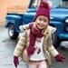 Dívčí zimní bunda Mayoral zlatá