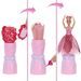 Barbie PETAL POP květinové překvapení - červená růže