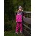 unuo softshellové kalhoty s fleecem Fuchsiové + reflexní obrázek Evžen (Softshell kids trousers)