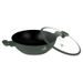 BERLINGERHAUS Pánev wok s poklicí a titanovým povrchem 30 cm Matte Green Collection BH-8160
