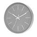 SEGNALE Nástěnné hodiny 30 cm šedé KO-837362100