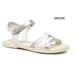 Dětské letní boty GEOX J SANDAL KARLY GIRL WHITE/SILVER