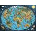 KRESLENÁ MAPA SVĚTA 1000 Puzzle NOVÉ