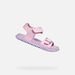 Růžové dívčí sandály Geox Sandal Fusbetto