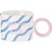 SIAKI Sada hrnků porcelán 2 ks 380 ml modrá / žlutá KO-Q80001120mozl