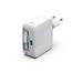Hama rychlá USB nabíječka GaN 2x USB-C, PD 30 W, navíjecí kabel
