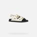 Smetanové dívčí sandály Geox Sandal Foammentera