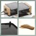 KELA Raclette/Stone Bedretto Granite black 4 osoby 29,5x21,0x12,5cm KL-16625