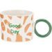 SIAKI Sada hrnků porcelán 2 ks 380 ml modrá / žlutá KO-Q80001120mozl