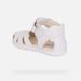 Bílé chlapecké barefoot sandály pro první kroky Geox Steppieup