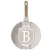 BERLINGERHAUS Pánev WOK s titanovým povrchem a poklicí 28 cm 28 cm Sahara Nordic Collection BH-8315
