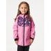 Unuo Dětská softshellová bunda s fleecem Basic, Růžová, Jednorožci