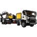 Nákladní auto Volvo FMX a elektrický bagr Volvo EC230