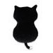 KOČKA VELKÉ OČI černá 35 cm