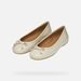 Krémové dámské baleríny Geox Palmaria