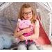 Peppa Pig 2v1 plyšový usínáček, hrající + světlo, růžový, 25 cm
