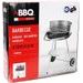 BBQ Zahradní gril na dřevěné uhlí chrom 47 x 75 cm KO-C83000450