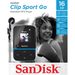 SanDisk MP3 Clip Sport Go modrá 16GB