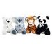 Panda, Koala, Tygr, Lední medvěď plyšový sedící 28 cm, 4 druhy