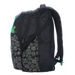 Studentský batoh BAG 0215 D BLACK/GREEN
