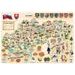 Puzzle - Mapa Slovenska, 160 ks