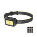 Hama HL350, LED čelovka, COB, svítivost 350 lm, dosvit 60 m, IP44, SOS píšťalka, baterie