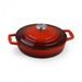 CS SOLINGEN Sada nádobí litinová Xanten 7 ks červená CS-067489