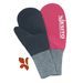 ESITO Palcové rukavice softshell DUO Pink - / růžová