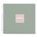Hama album klasické spirálové FINE ART 28x24 cm, 50 stran, sage, bílé listy