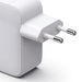 Hama rychlá USB nabíječka GaN 2x USB-C, PD 30 W, navíjecí kabel