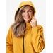 Unuo, Dámská softshellová bunda s fleecem Slim, Hořčicová