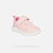 Světle růžové dívčí tenisky Geox Sprintye