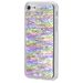 Hama Sequins Cover for Apple iPhone X/Xs, mother of pearl / silver