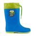 Dětské holínky RAINY COLLAR FROG 8508 Sea blue / Citrus