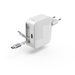 Hama rychlá USB nabíječka GaN 2x USB-C, PD 30 W, navíjecí kabel